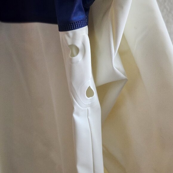 Vtg 1991 Chicago Cubs Jacket Mens XL Blue White MLB Baseball Rain Windbreaker - Picture 4 of 12